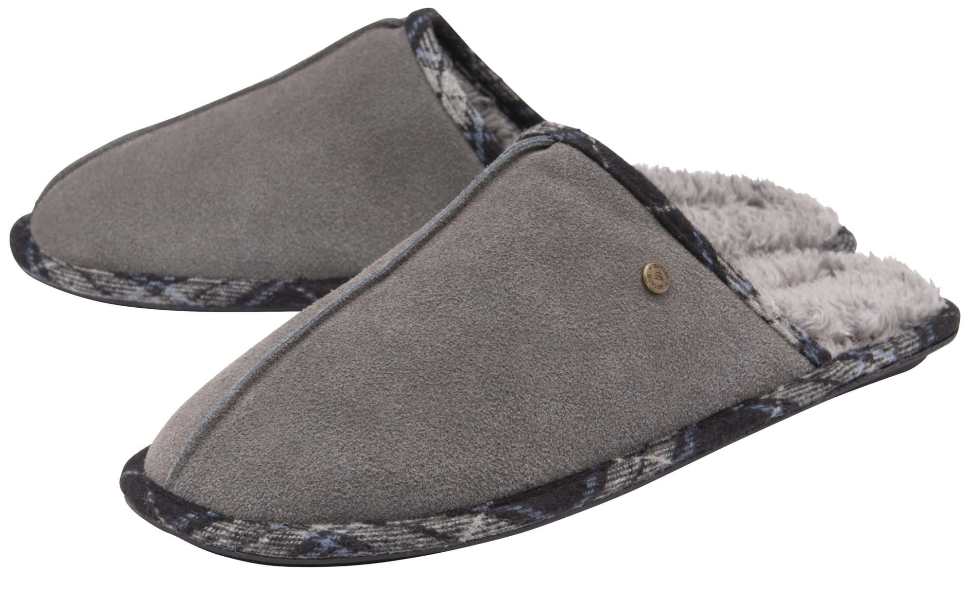 Suede Leather Mule Slippers for Men 