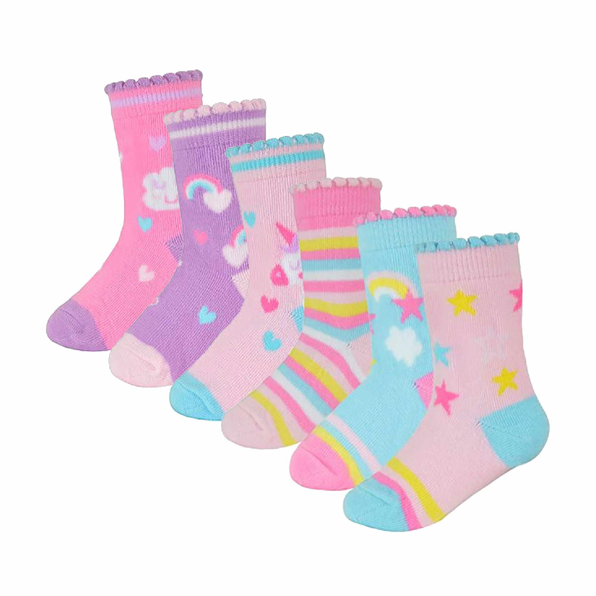 Little Girls 3-Pack Rainbow Unicorn Underwear